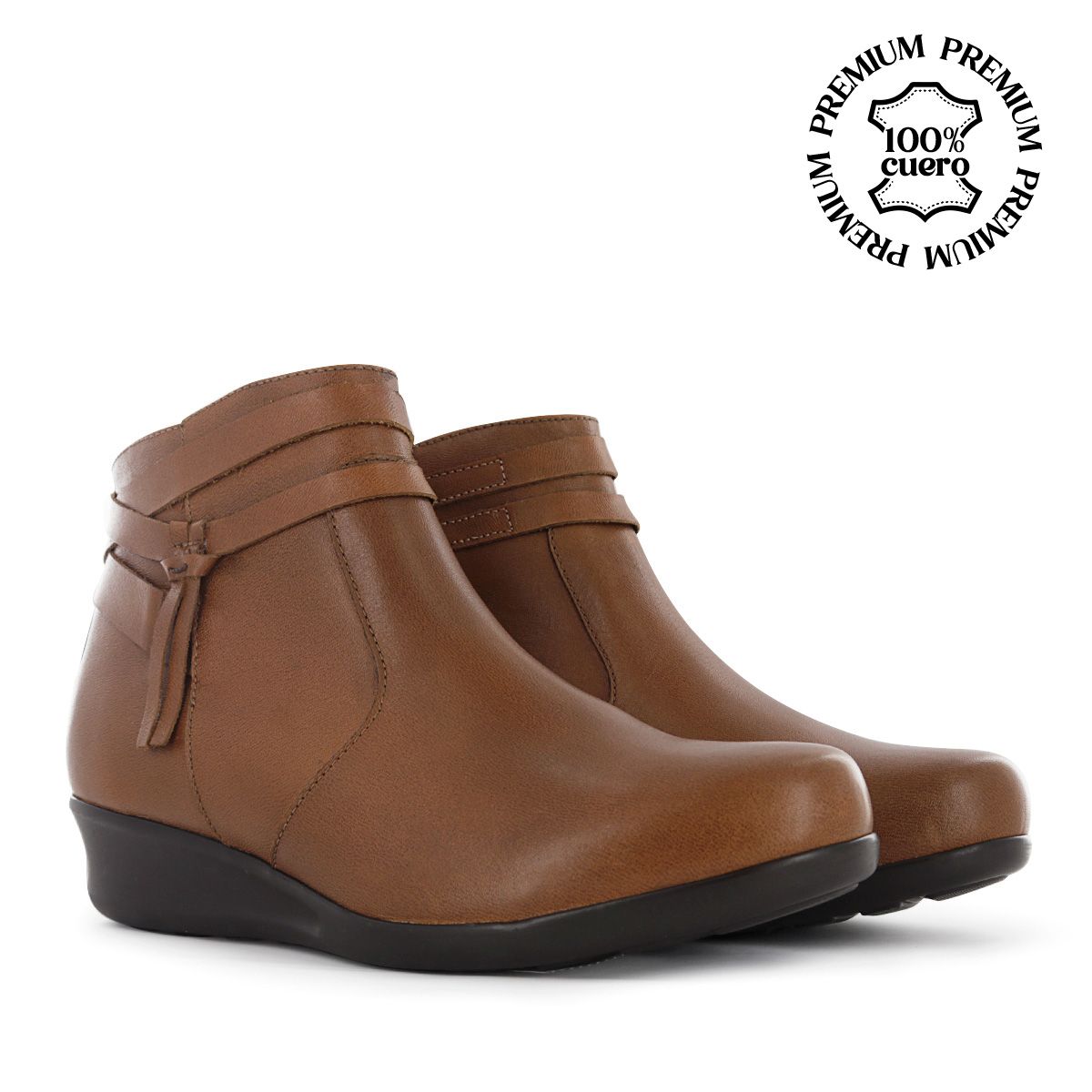 ECCO - Botas Confort Mujer Ecco Antonia42 Toffee Cuero