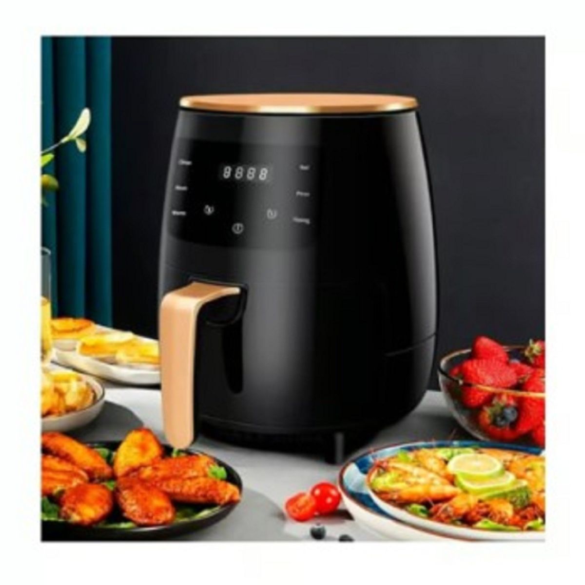 GENERICO - Freidora Aire Airfryer Digital 6 LTs Sin Aceite. de calidad