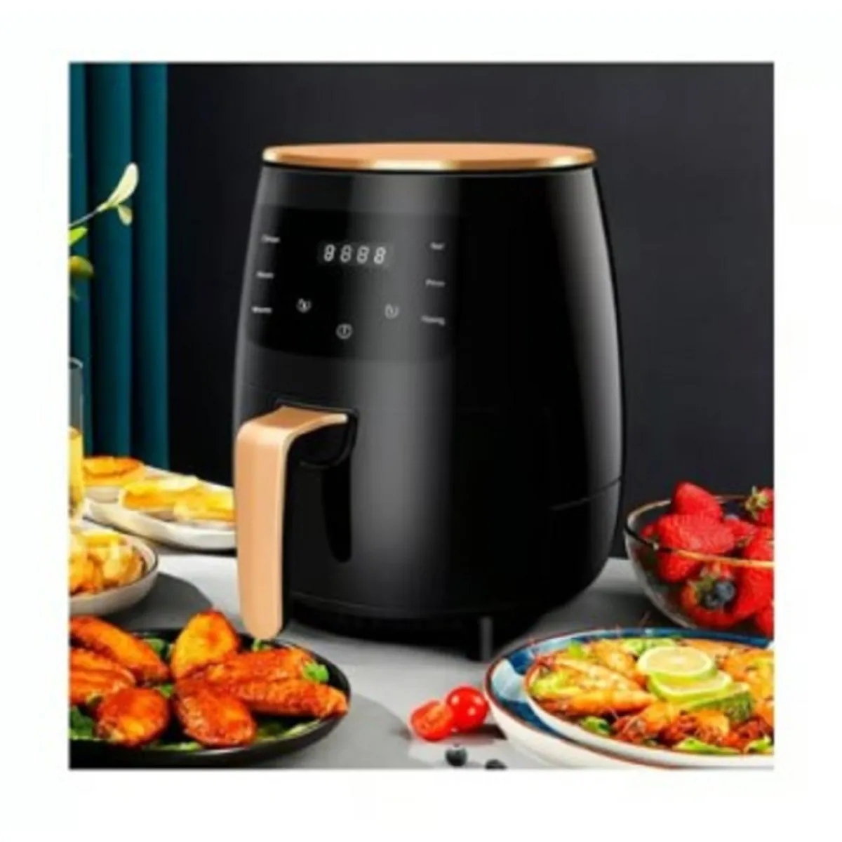 GENERICO - Freidora Aire Airfryer Digital 6 LTs Sin Aceite. de calidad