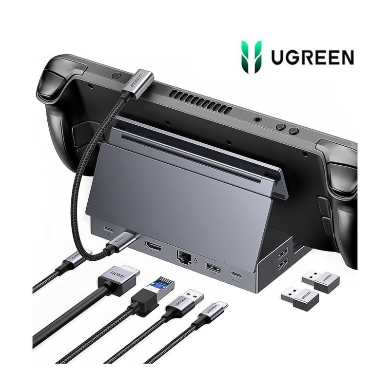 UGREEN - Hub 9 en 1 Para Steam Deck / Nintendo Switch UGREEN