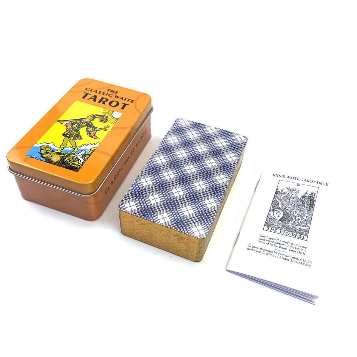 GENERICO - Cartas del Tarot The Classic Waite Tarot caja metal