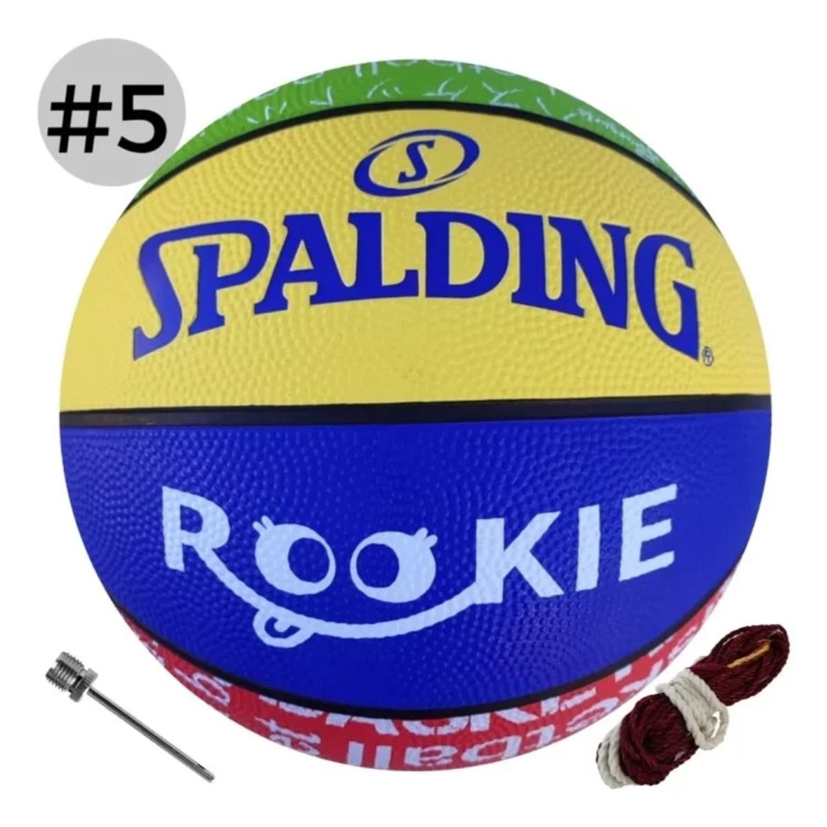 SPALDING - PELOTA PARA BASKET SPALDING ROOKIE MULTICOLOR