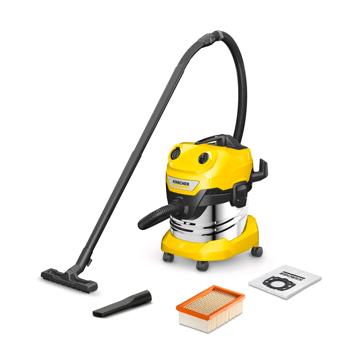 KARCHER - Aspiradora de polvo y agua WD4S 1000W 20L Karcher