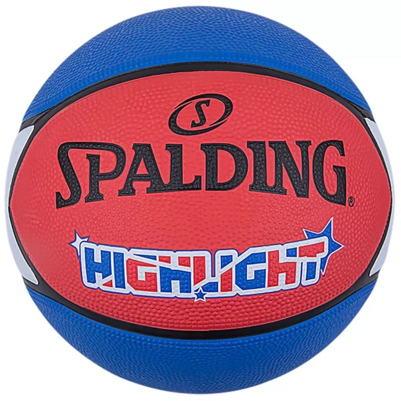 SPALDING - PELOTA PARA BASKET SPALDING HIGHLIGHT GOMA RED BLUE  7