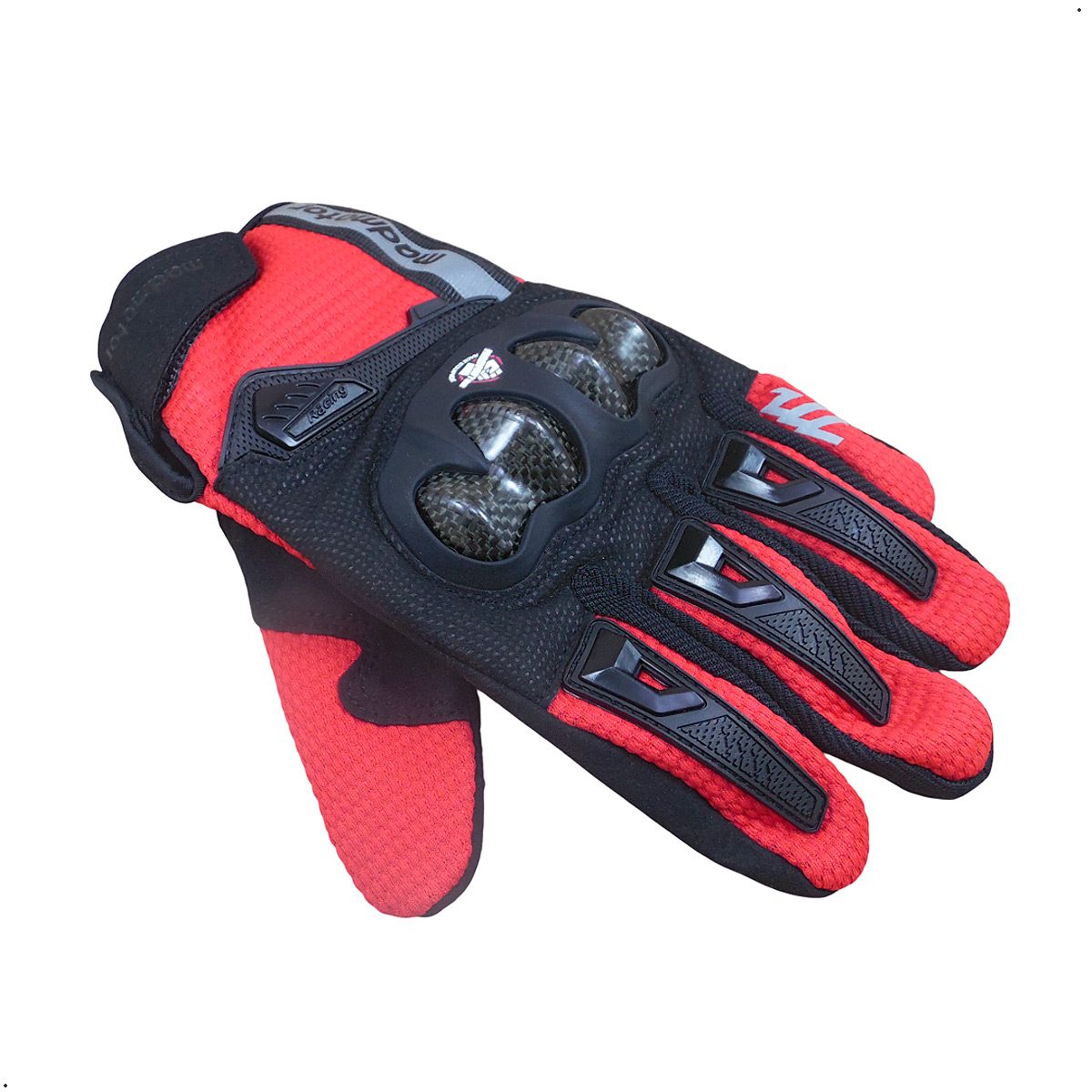 GENERICO - Guantes Madmotor Proteccion de Nudillos Moto motociclista