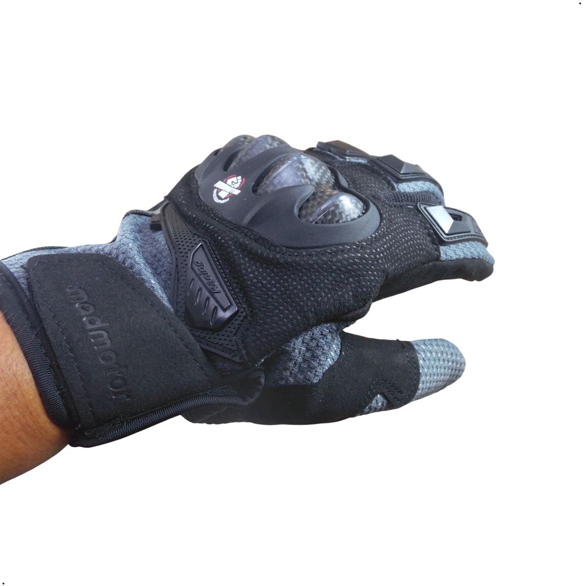 GENERICO - Guantes Madmotor Proteccion de Nudillos Moto motociclista