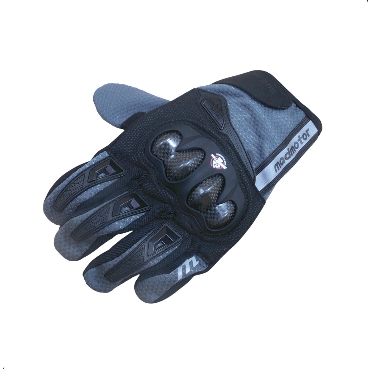 GENERICO - Guantes Madmotor Proteccion de Nudillos Moto motociclista