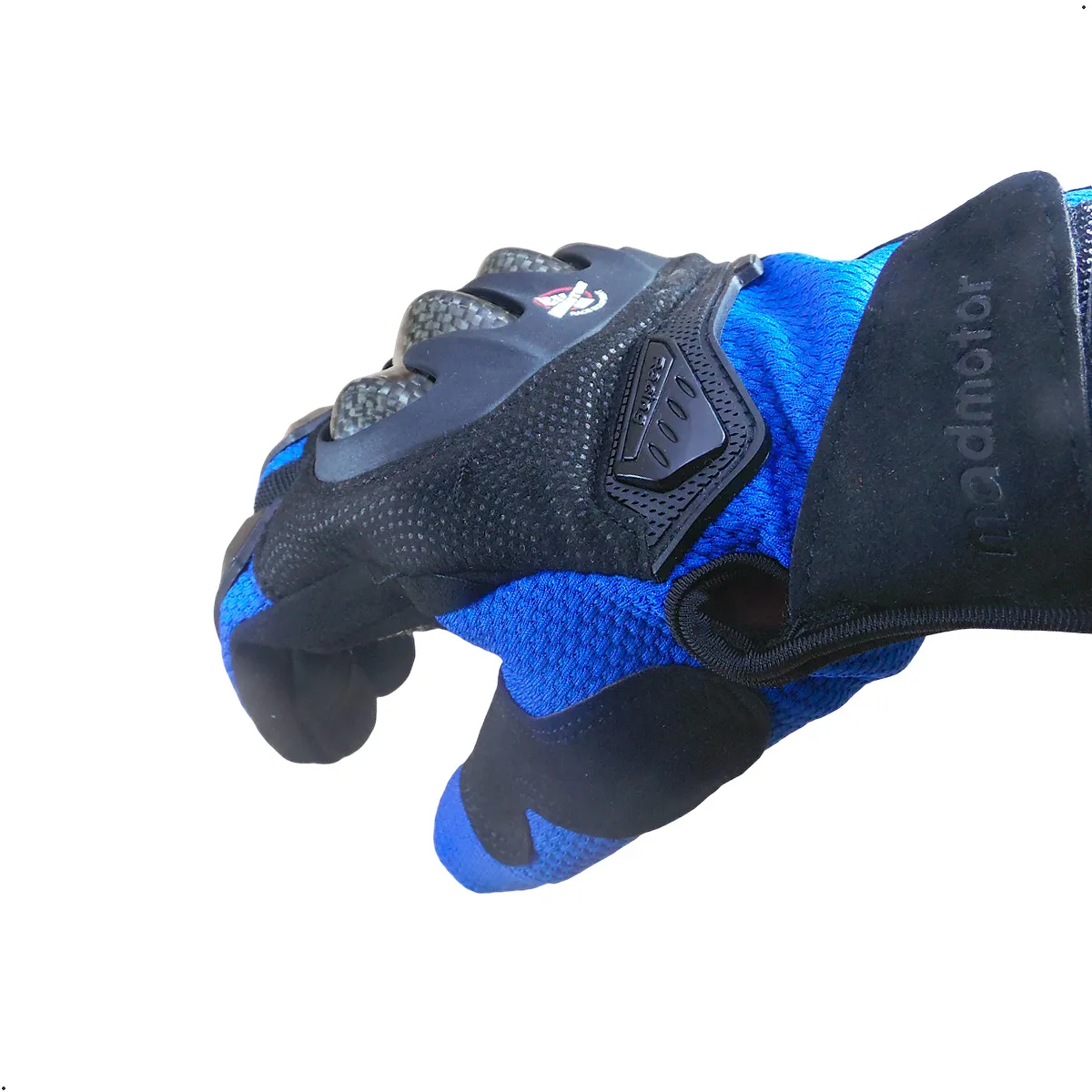 GENERICO - Guantes Madmotor Proteccion de Nudillos Moto motociclista