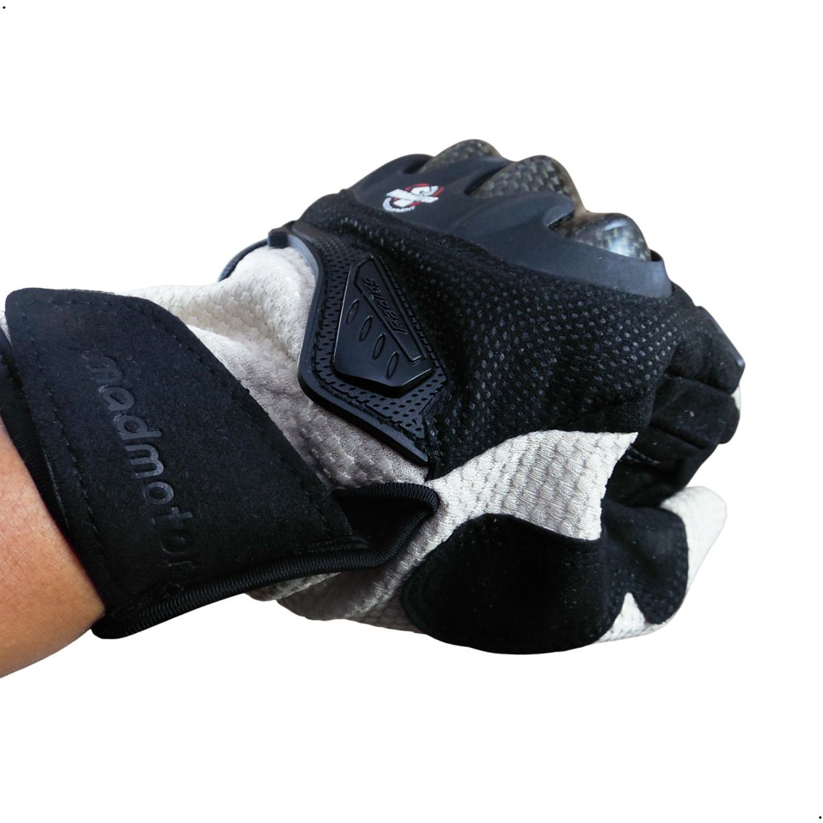 GENERICO - Guantes Madmotor Proteccion de Nudillos Moto motociclista