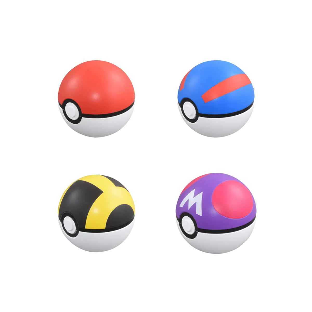 POKEMON - Pokemon Takara Tomy Japon Exclusivo Set 4 Balls