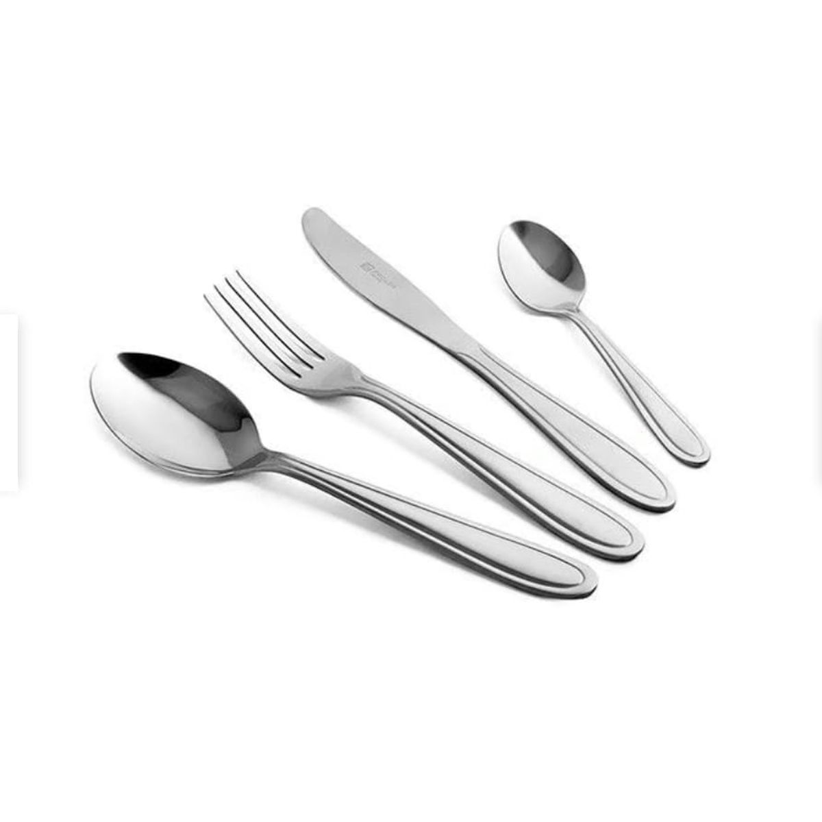 FACUSA - SET DE CUB FACUSA X 24 PIEZAS MOD 770 ESTELA CON EST/negro