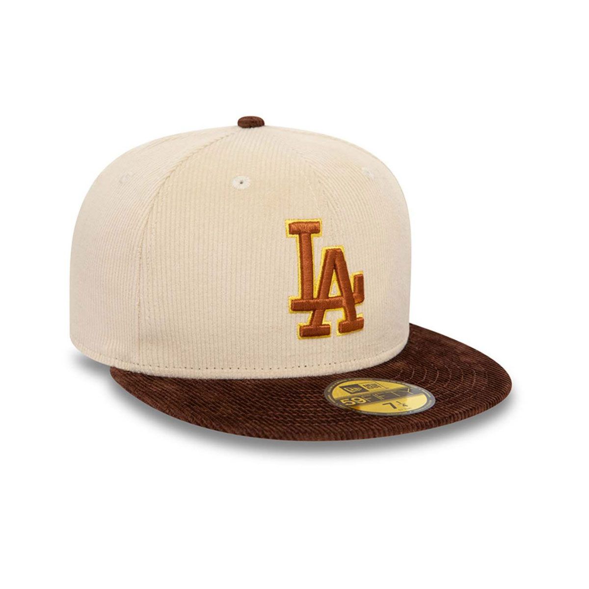 NEW ERA - Gorra 59Fifty Los Angeles Dodgers MLB Cord Essentials Beige