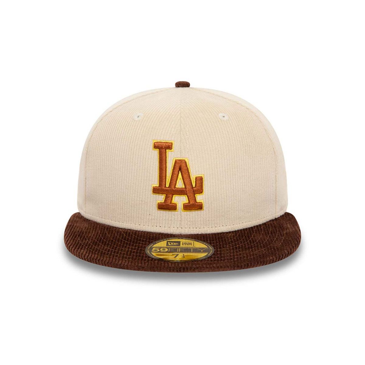 NEW ERA - Gorra 59Fifty Los Angeles Dodgers MLB Cord Essentials Beige