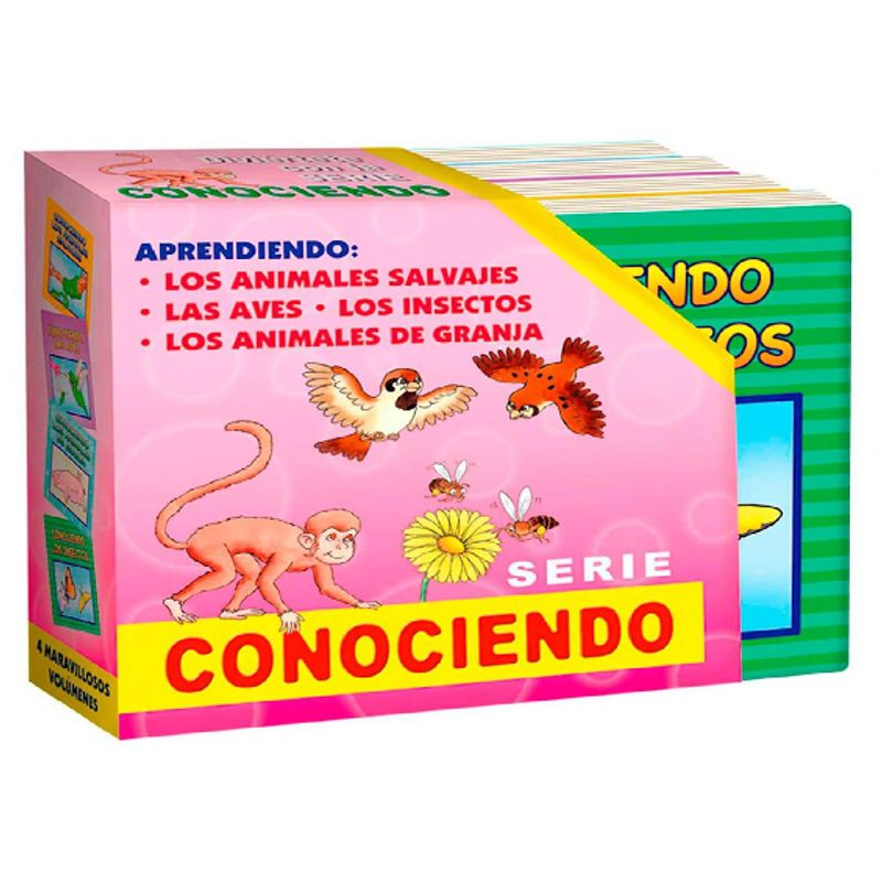 GENERICO - Pack X 4 Libros Conociendo Los Animales