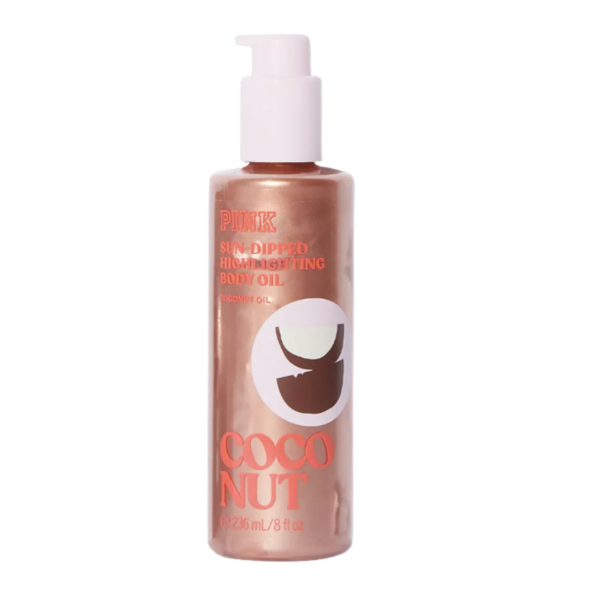 PINK - ACEITE CORPORAL PINK ILUMINADOR DE COCO 236 ML