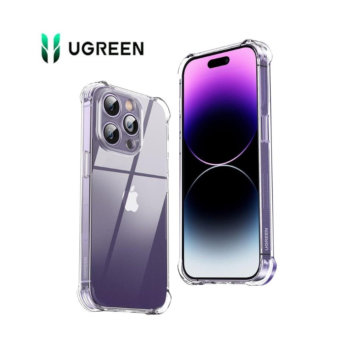 UGREEN - Case Funda para IPhone Serie 14 Pro Max Transparente UGREEN