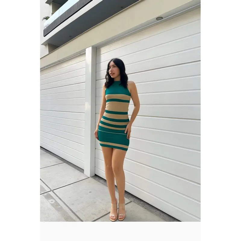 AMA OUTFITTERS - VESTIDO A RAYAS HALTHER