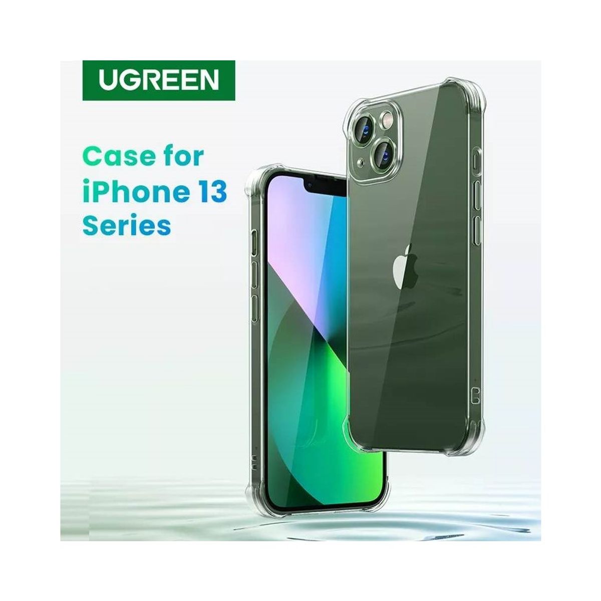 UGREEN - Case Funda para IPhone Serie 13 Pro Transparente UGREEN