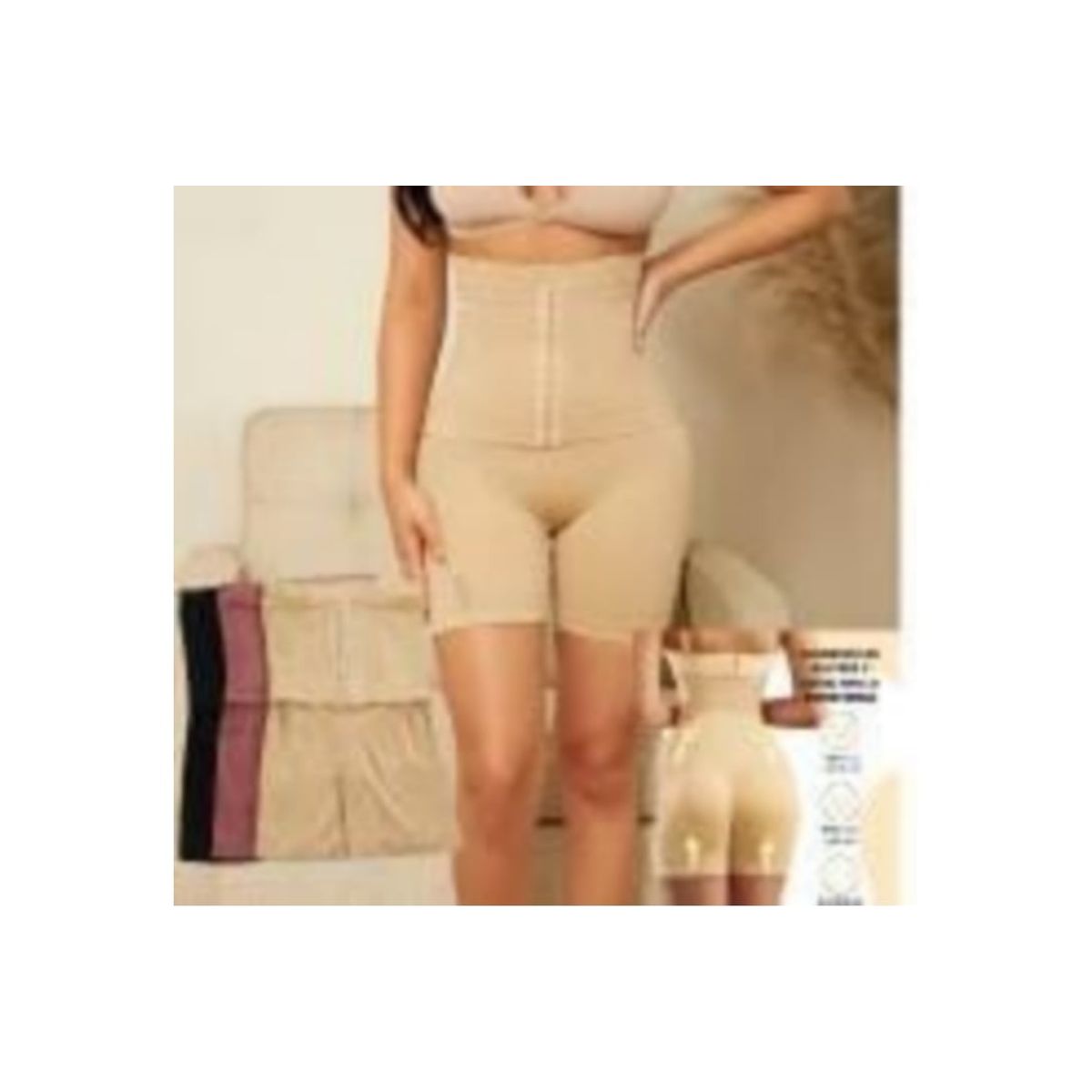 GENERICO - short Faja con Broche Levanta Gluteo