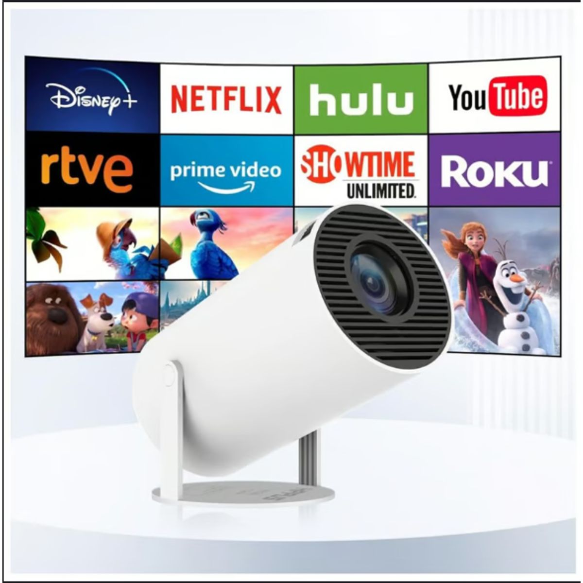 GENERICO - Proyector Android HY300 Procolor blanco