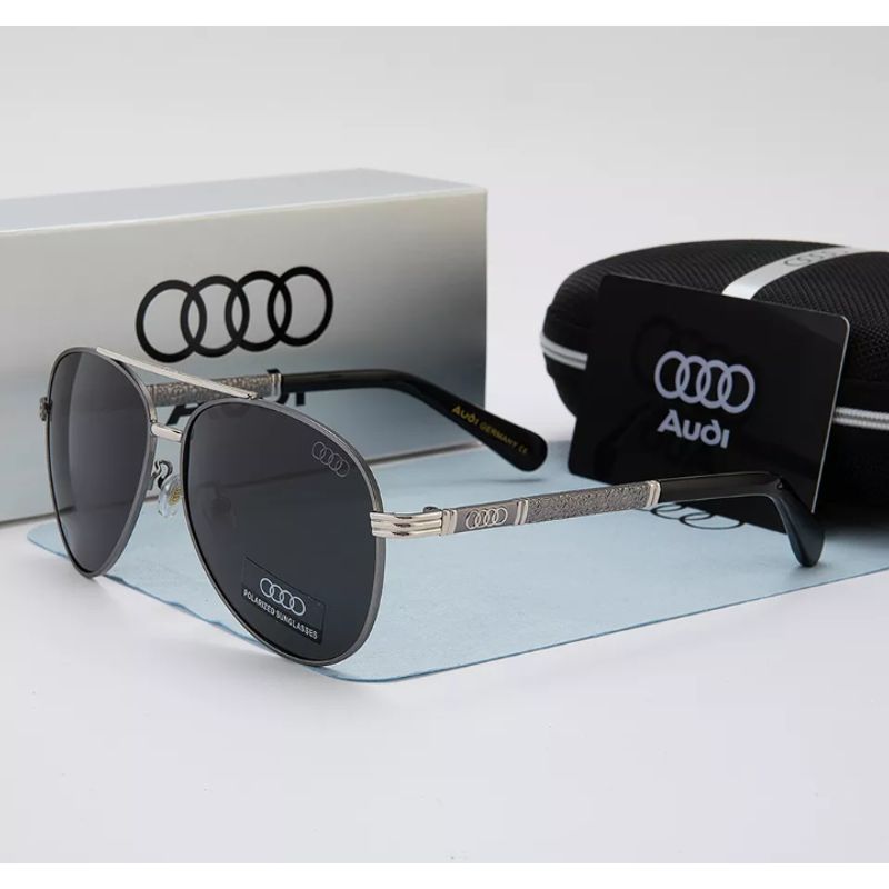 GENERICO - LENTES DE LUJO AUDI POLARIZADOS UV400 PARA HOMBRE