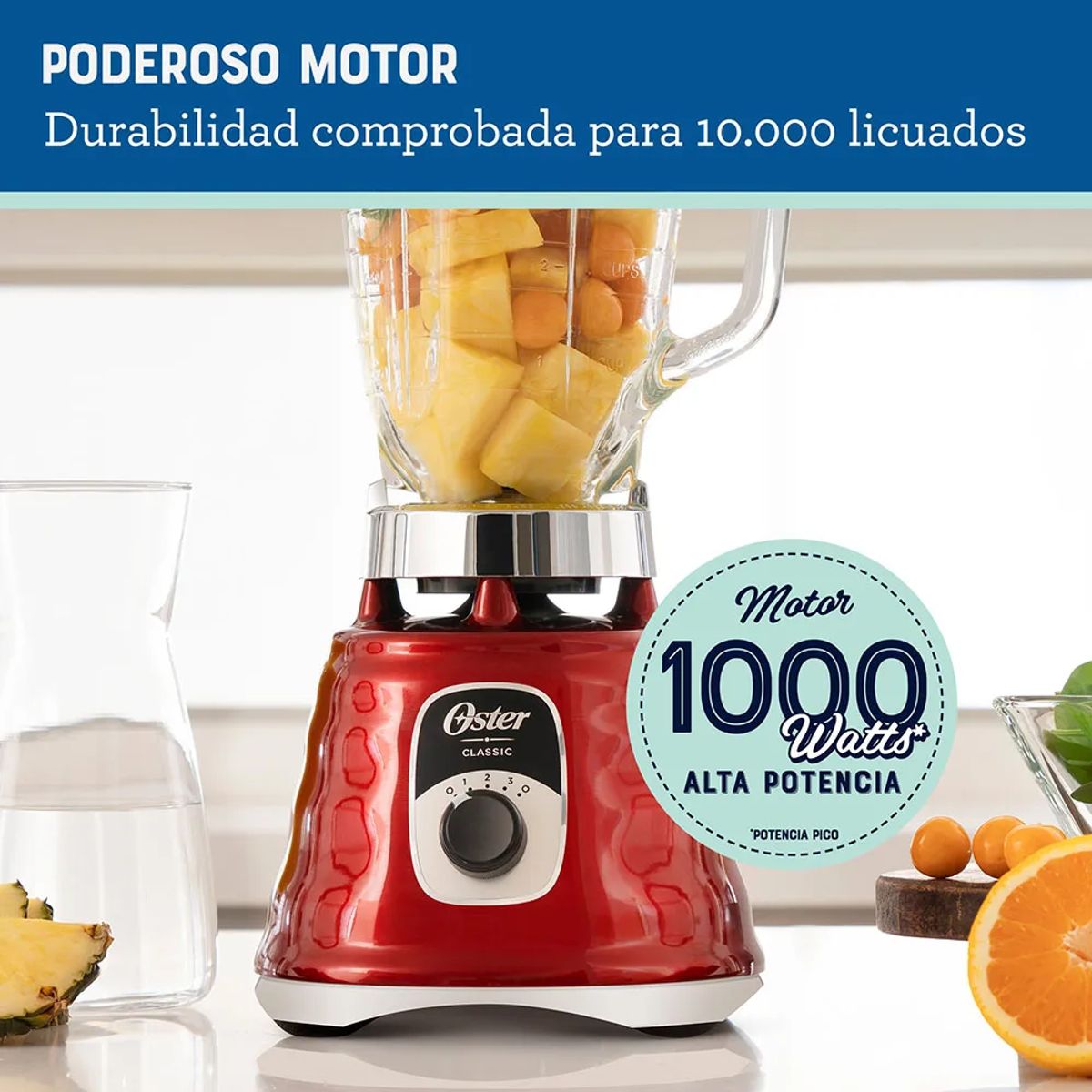 OSTER - Licuadora OSTER 125L BLST4126R-053 Rojo