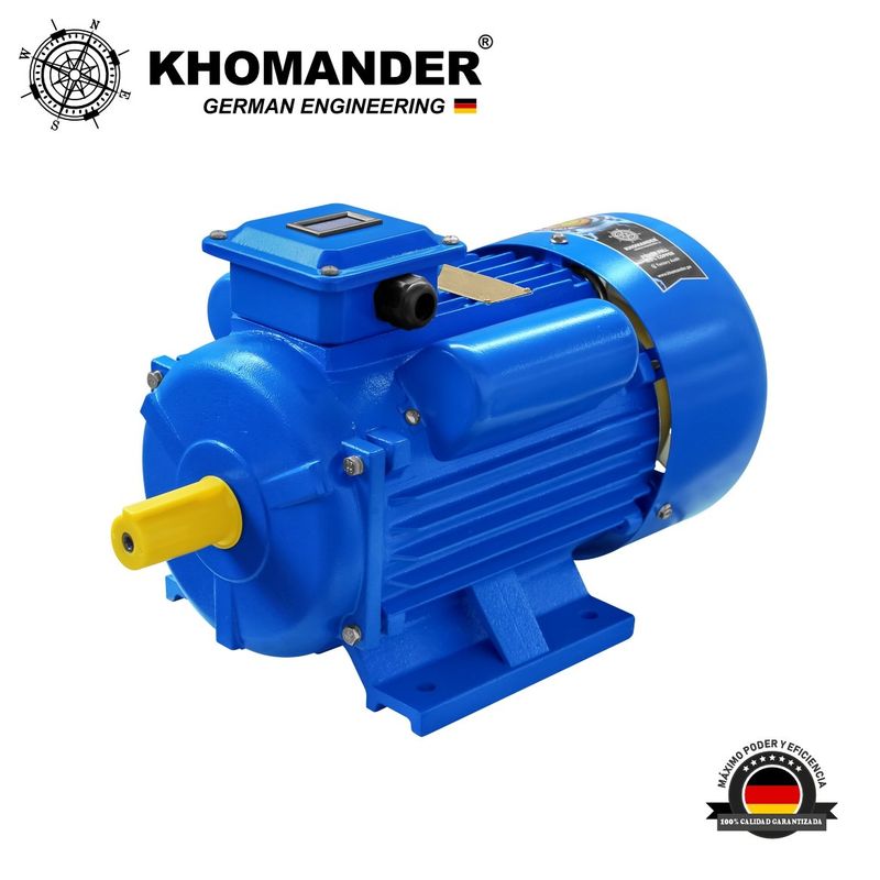 KHOMANDER - MOTOR ELECTRICO 3 HP MONOFASICO 1750RPM - KHOMANDER