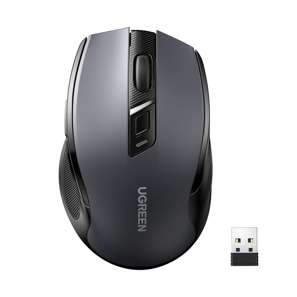 UGREEN - Mouse UGREEN Inalámbrico Ergonómico 6 botones 4000 DPI (MU006 - 90545)