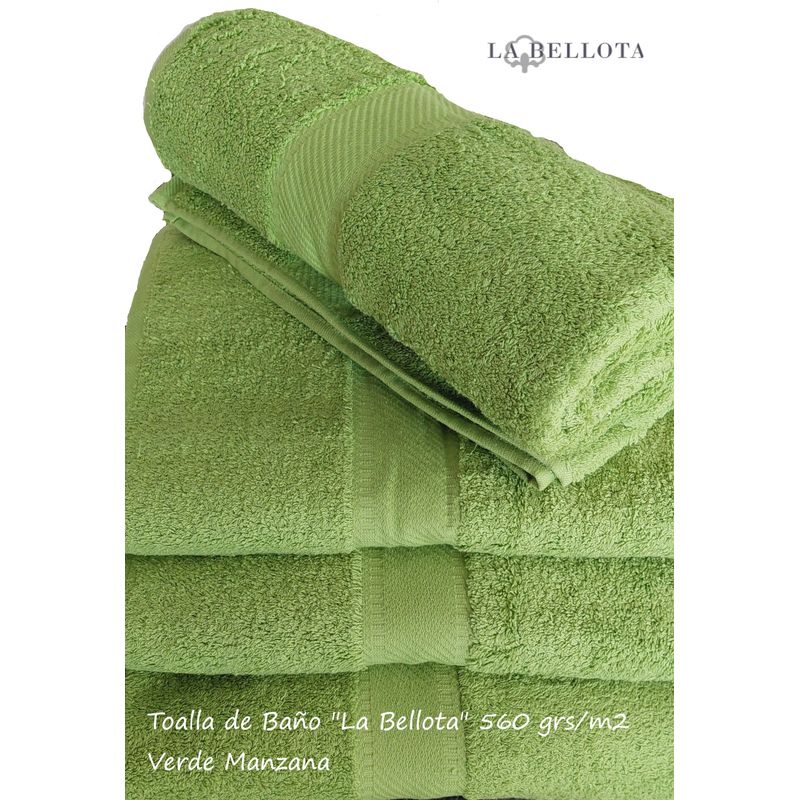 LA BELLOTA - Toalla Baño "Gold Label" 560 grs/m2 "La Bellota" - Verde Manzana