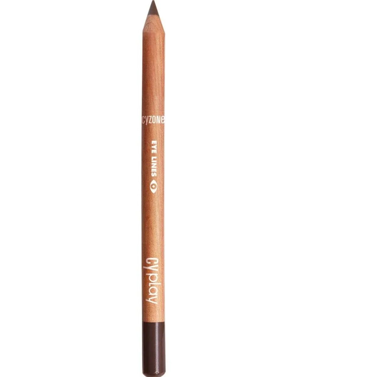 CYZONE - Lápiz delineador de colores Eye Lines CyPlay - Choco Brown