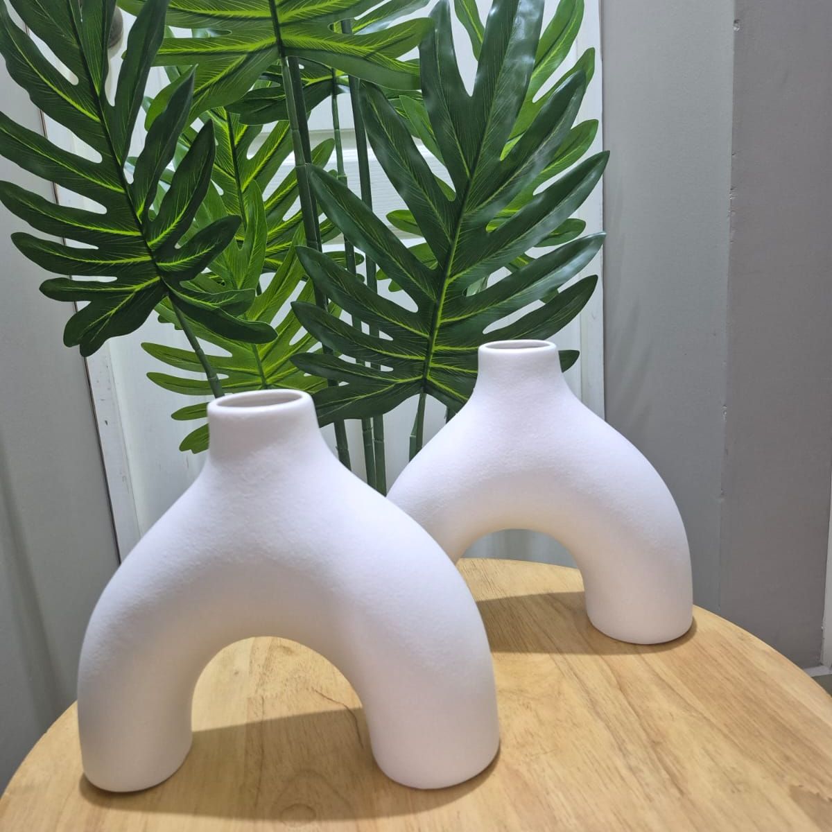 GENERICO - PACK DE 2 JARRONES TELONY 22X6X20 CM