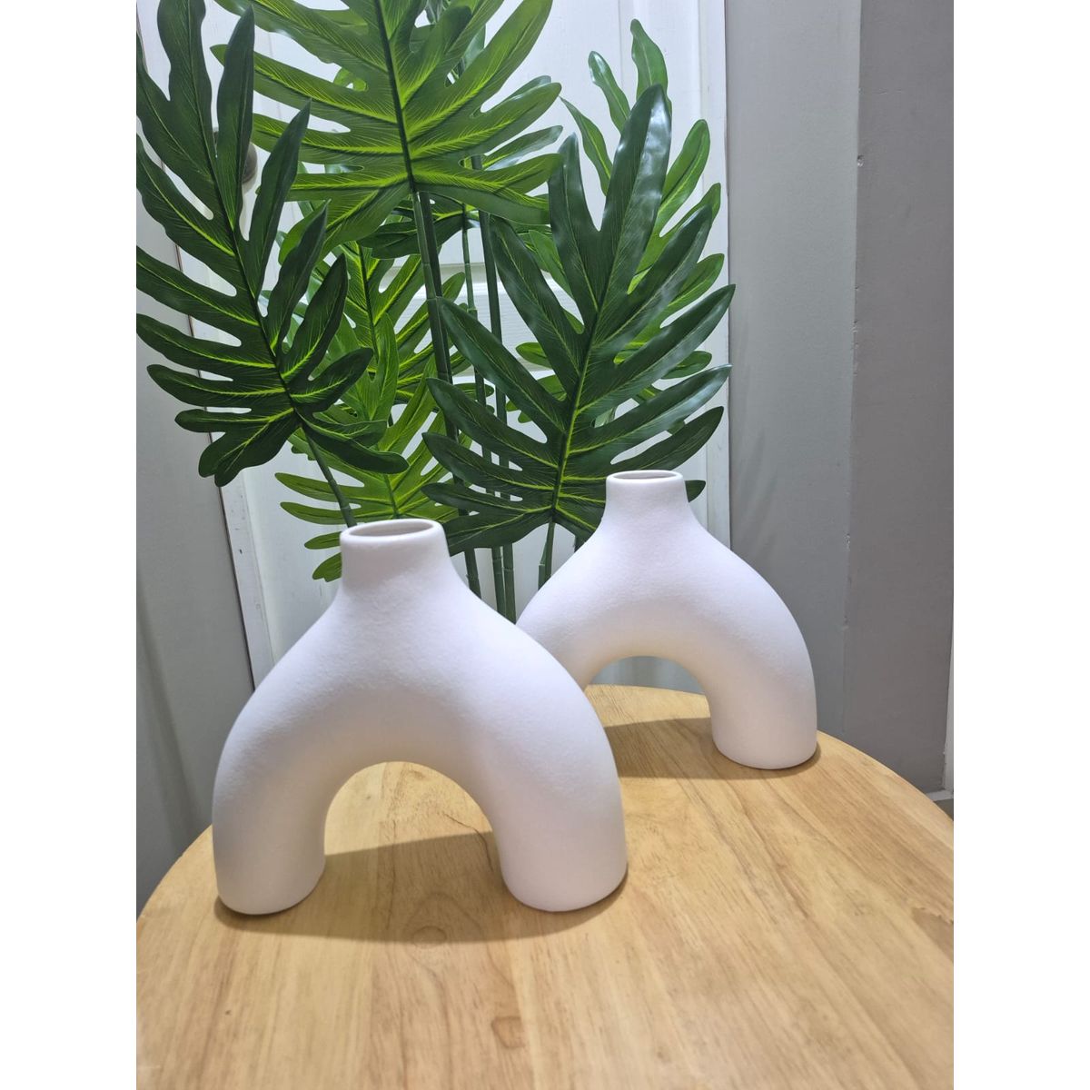 GENERICO - PACK DE 2 JARRONES TELONY 22X6X20 CM