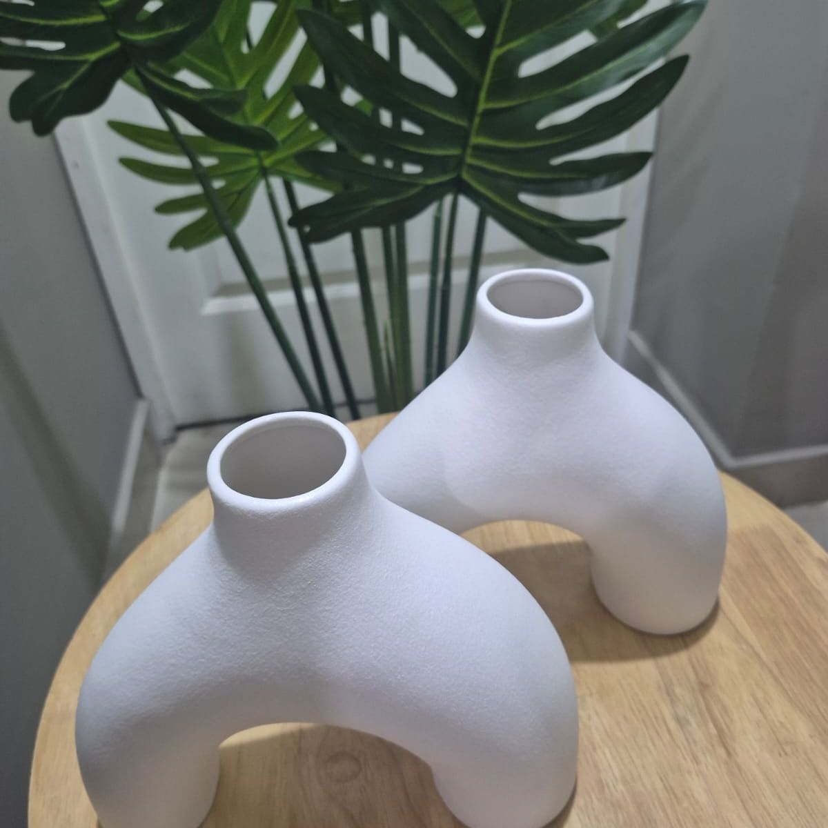 GENERICO - PACK DE 2 JARRONES TELONY 22X6X20 CM