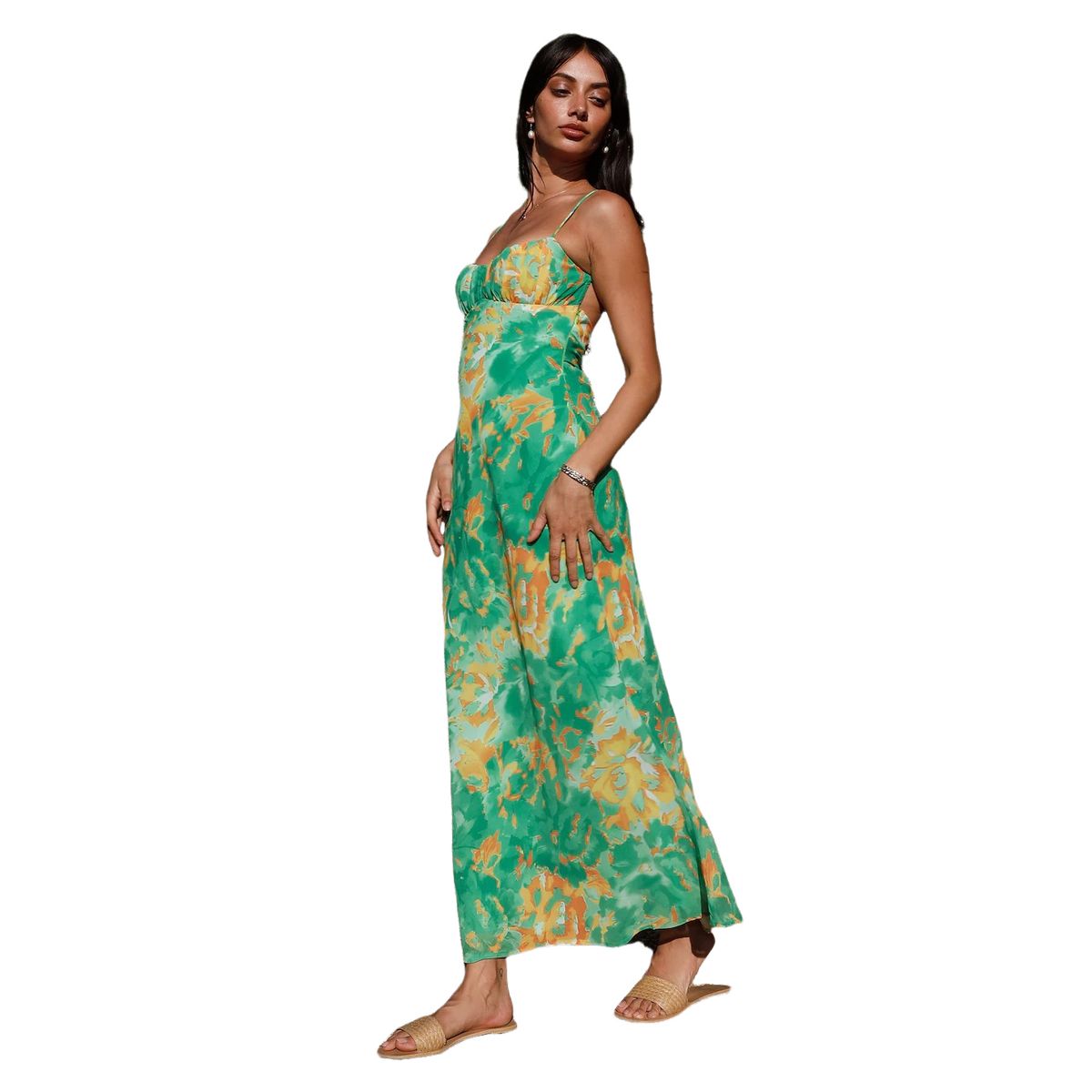 BLWOENS - Vestidos casuales para mujeres - Verde