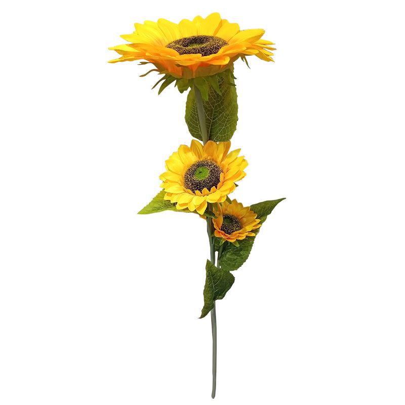 GENERAC - Girasol artificial de plastico y tela