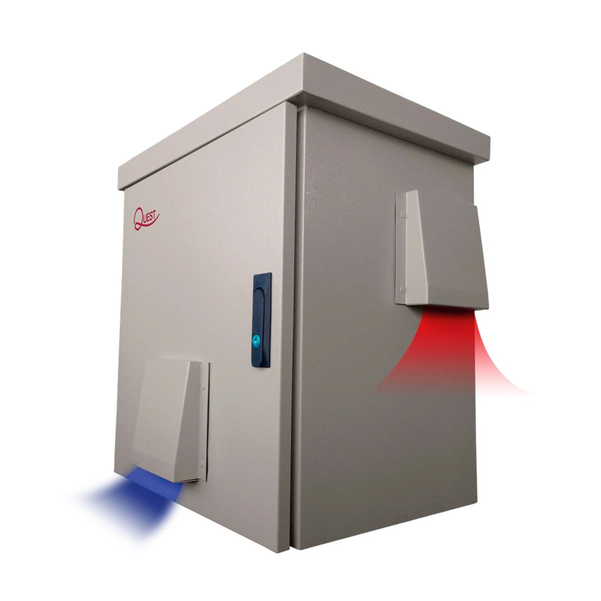 QUEST - GABINETE DE EXTERIORES QUEST IP-65 PARA POSTE 11-RU GRIS PN CE-2720