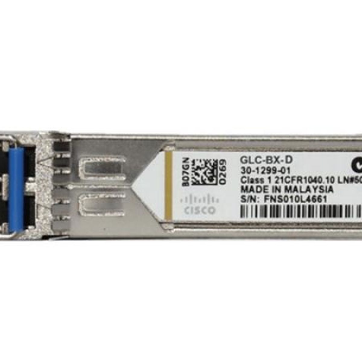 CISCO - MÓDULO TRANSCEIVER CISCO 1000BASE-BX-D BIDI SFP 10KM PN GLC-BX-D