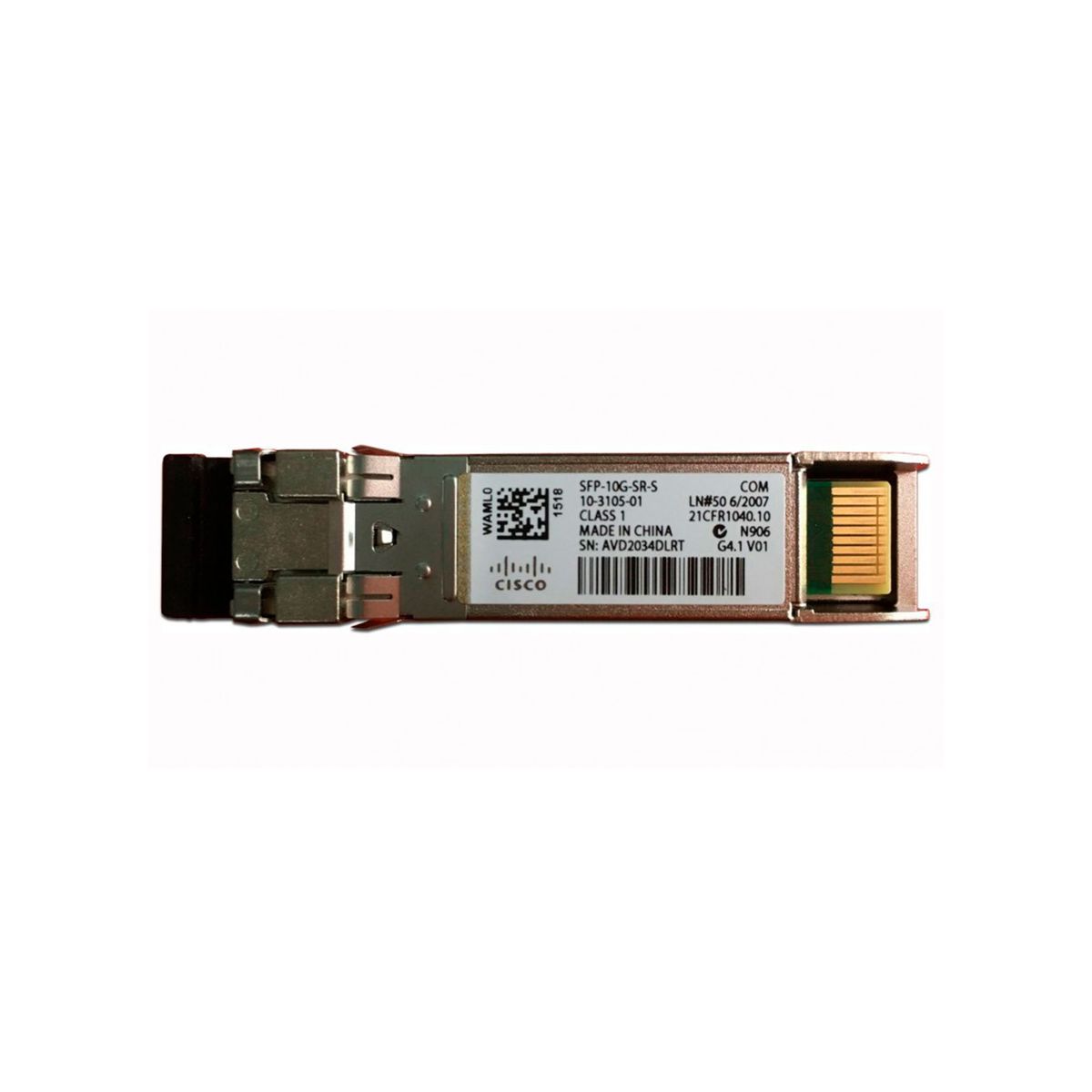 CISCO - TRANSCEPTOR CISCO 10GBASE-SR-S SFP+ MULTIMODO PN SFP-10G-SR-S