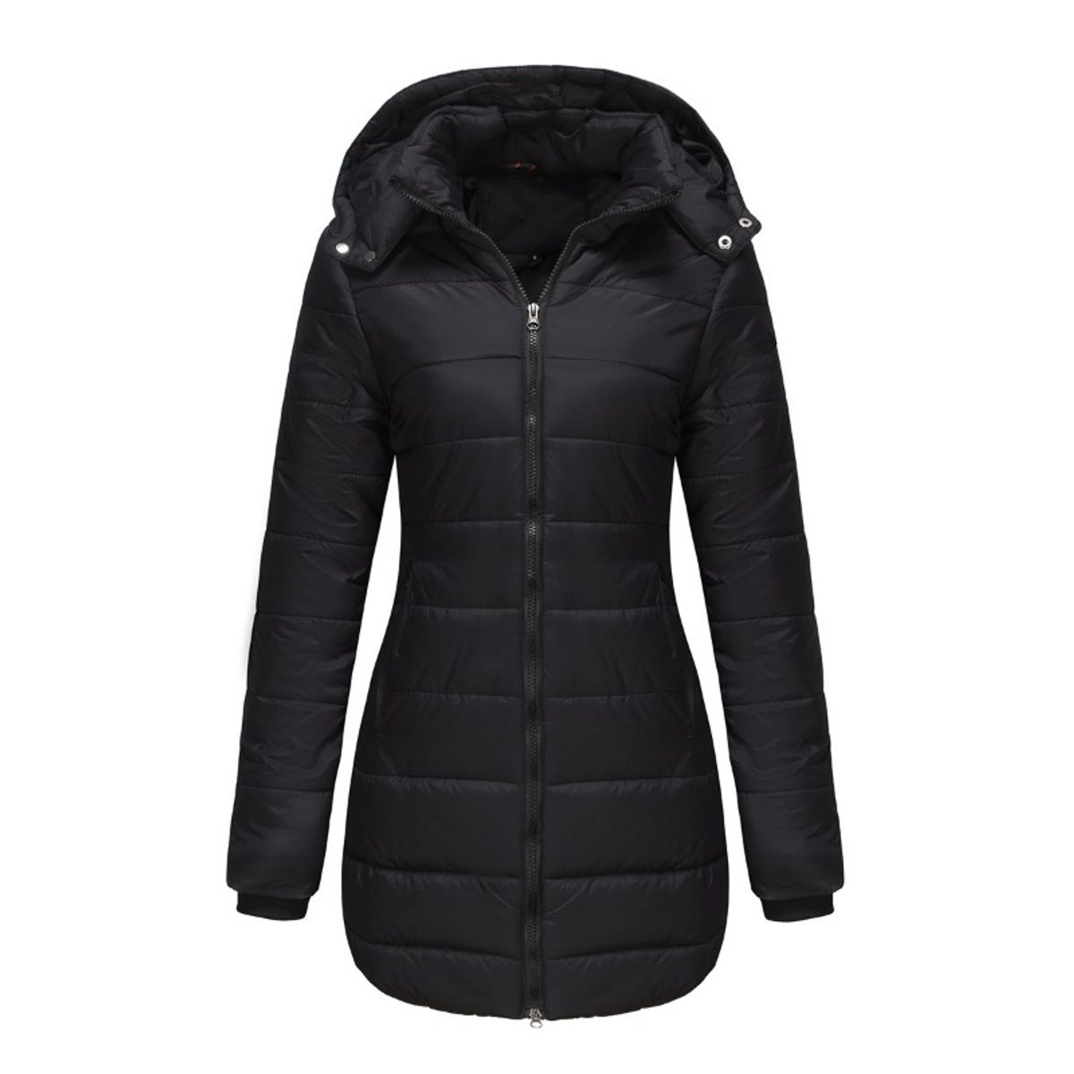 GIOIO - Parka Mujer Impermeable Capucha Desmontable Forro Polar Invierno