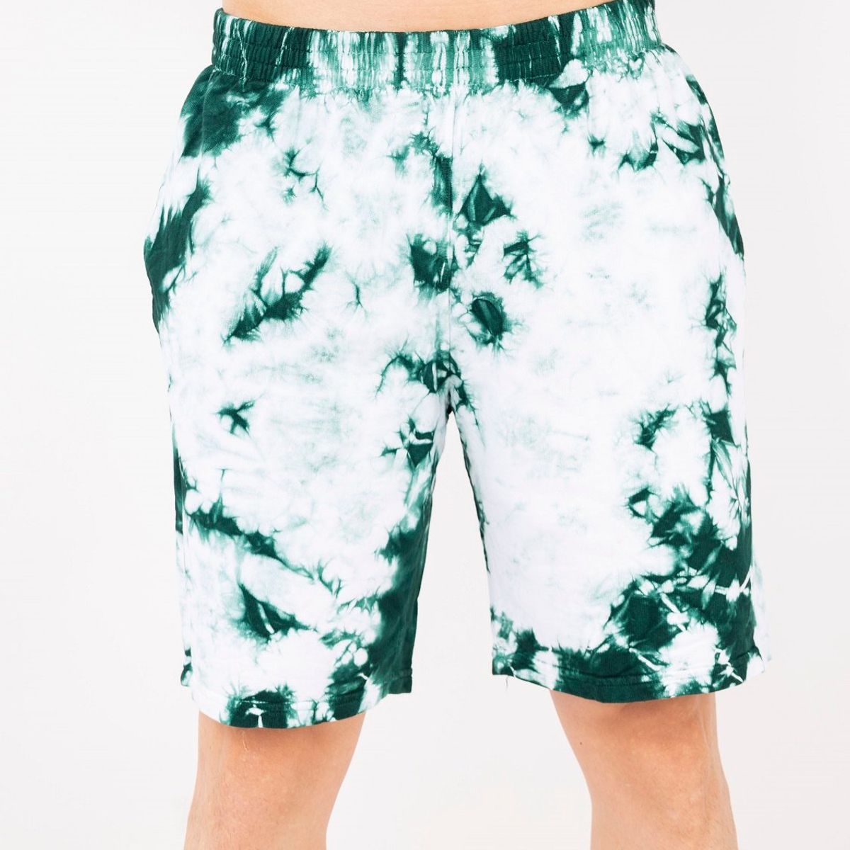 NEW YORK STARS - HSHORT-LAVADO ACID WASH-VERDE