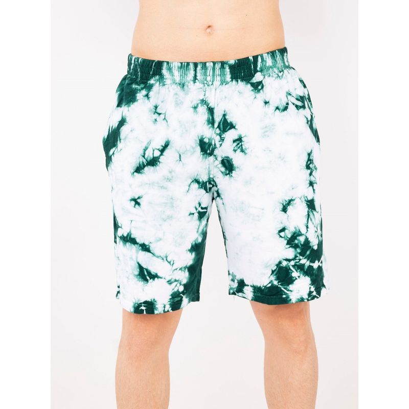 NEW YORK STARS - HSHORT-LAVADO ACID WASH-VERDE