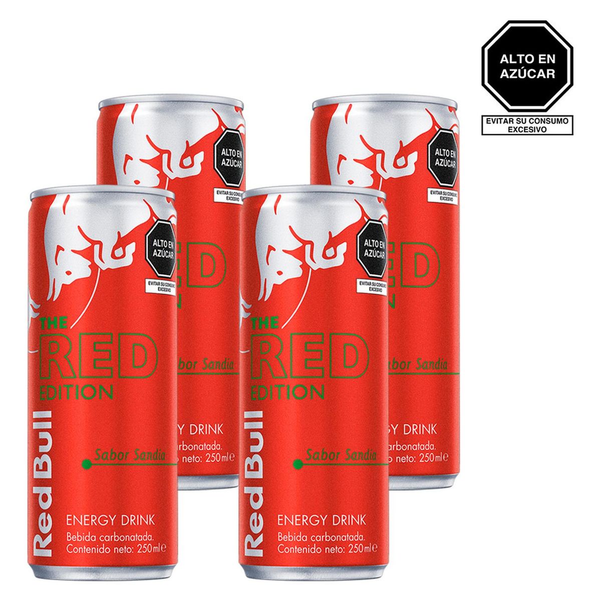 RED BULL - Red Bull Tropical Watermelon 4 unidades