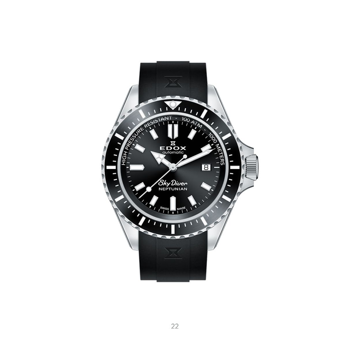 EDOX - Reloj Hombre Edox 80120 3NCA NIN