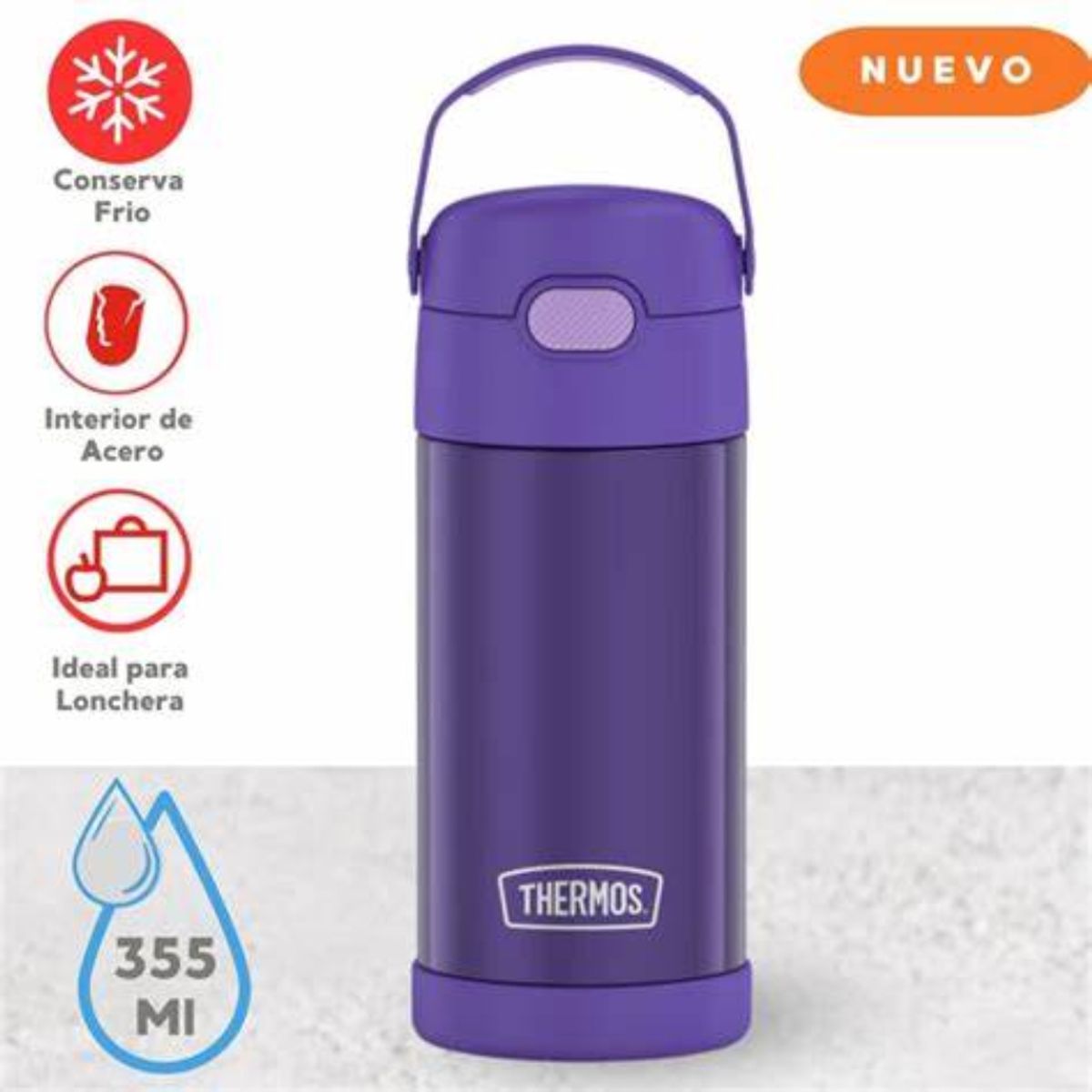 THERMOS - Thermos Funtainer Morado 355ml