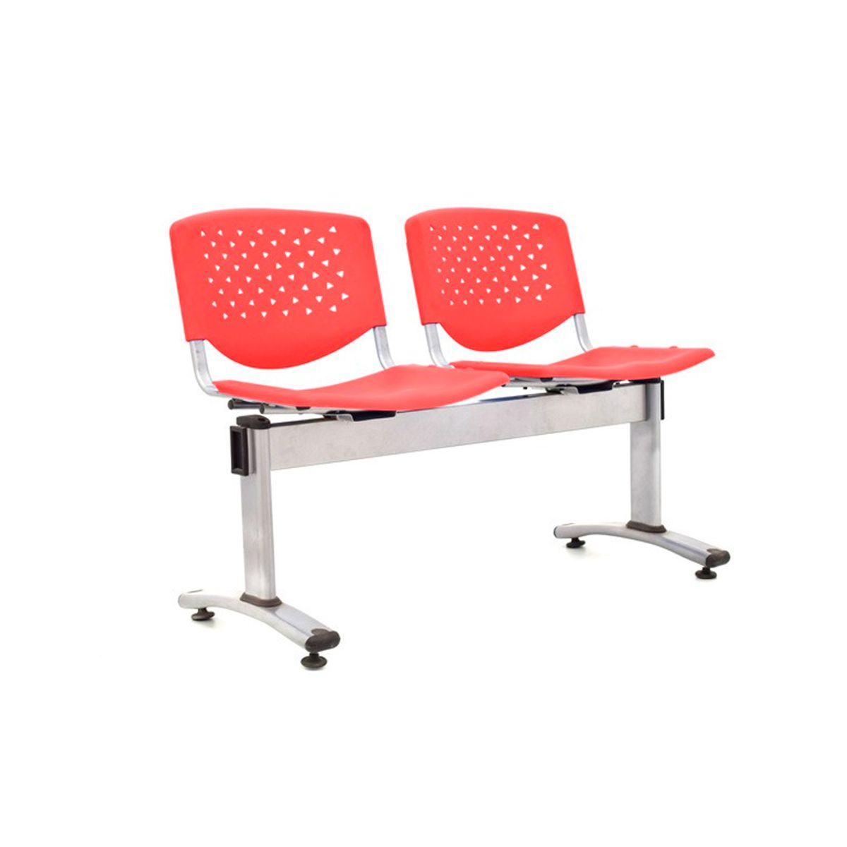Butaca De Espera - Tandem Prisma 2 Cuerpos Color Rojo Ofideas, marca OFIDEAS - Foto Principal