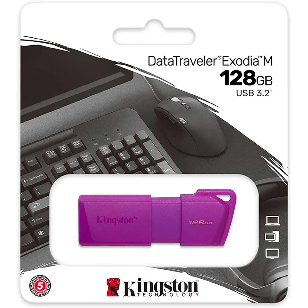 KINGSTON - Kingston Memoria USB Datatravel 128GB 3.2 - KC-U2L128-7LP