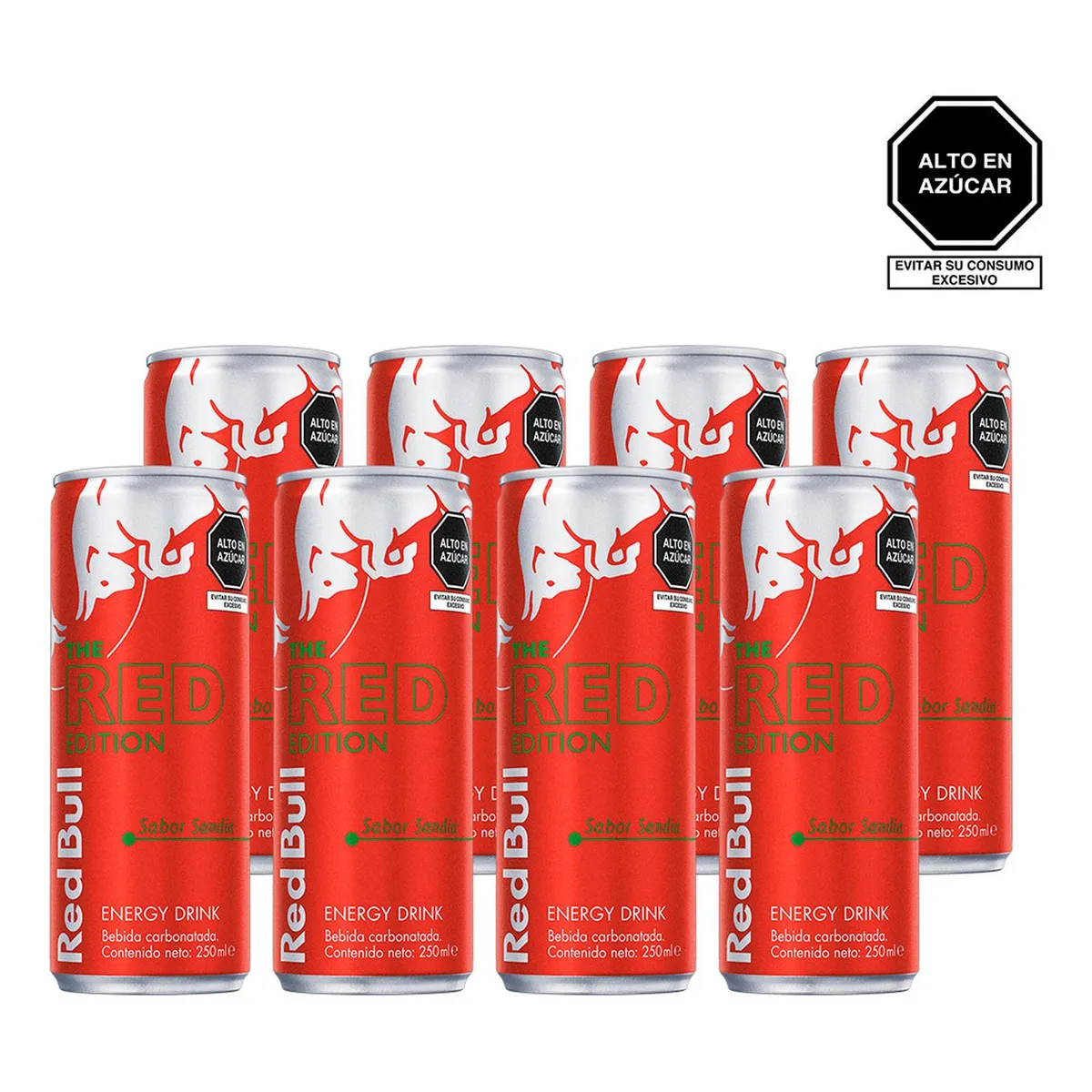RED BULL - Packx2 Red Bull Tropical Watermelon 4 Unidades