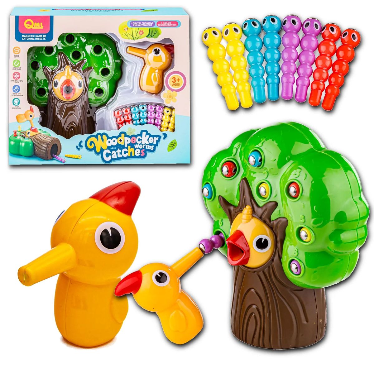 GENERICO - Juguete Magnético De Pájaro Carpintero