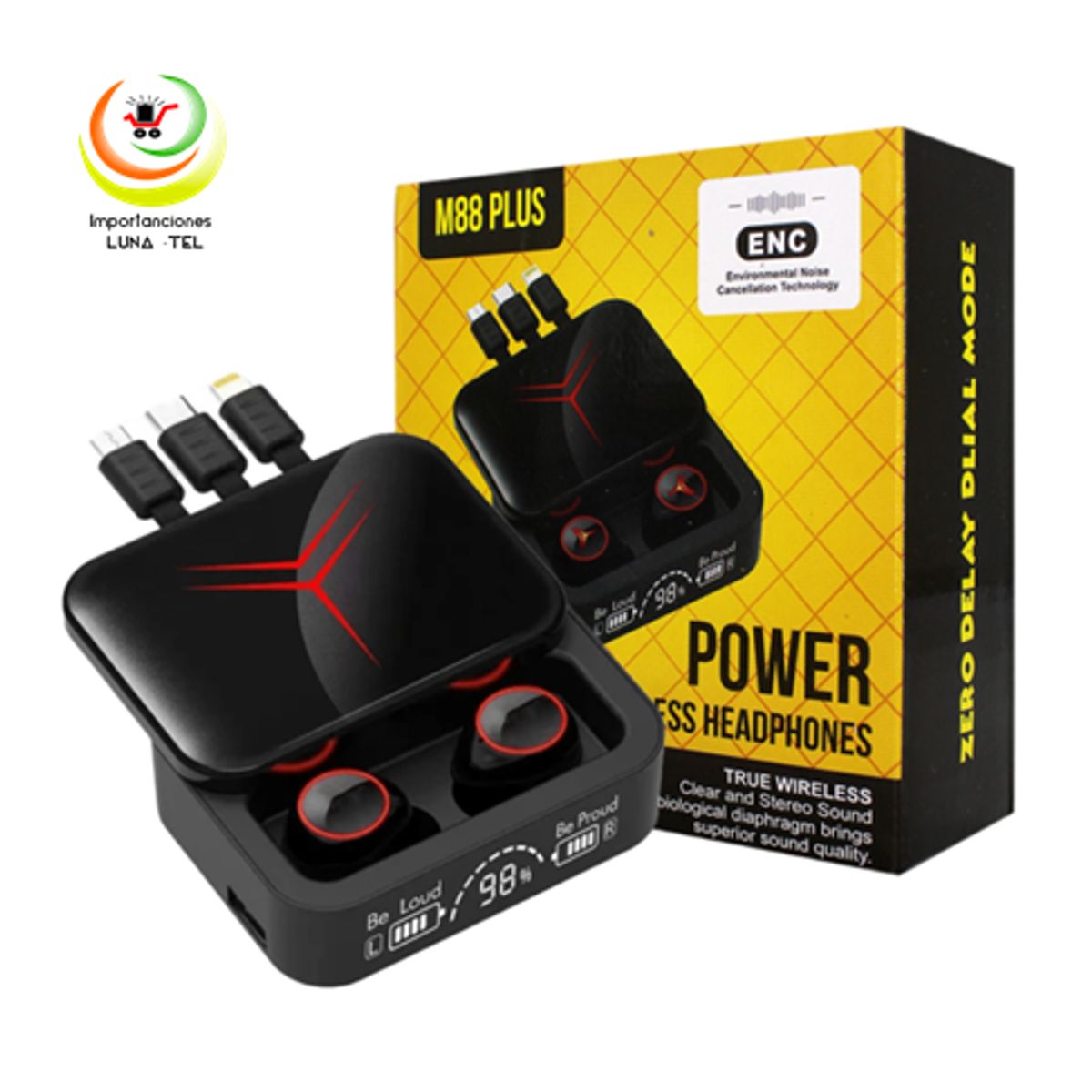 GENERICO - AUDIFONO  M88 PLUS BLUETHOOTH