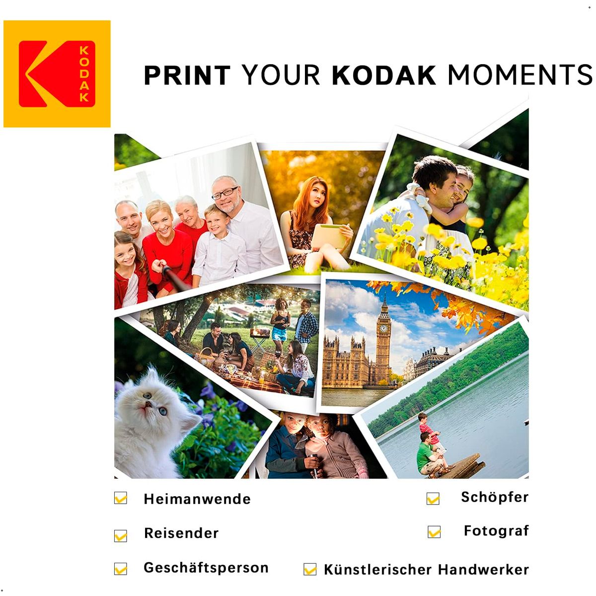 KODAK - Papel Fotografico Kodak Ultra Premium Gloss A4 280gsm x 20uds